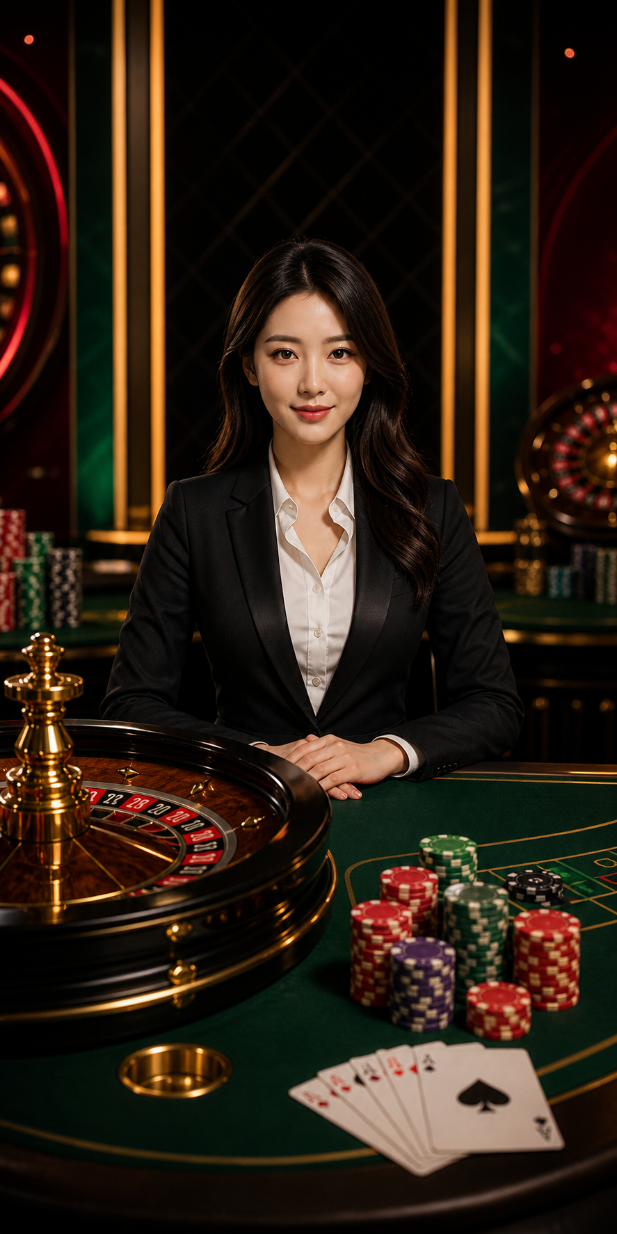 Giveme Gameing 온라인 카지노 딜러 이미지